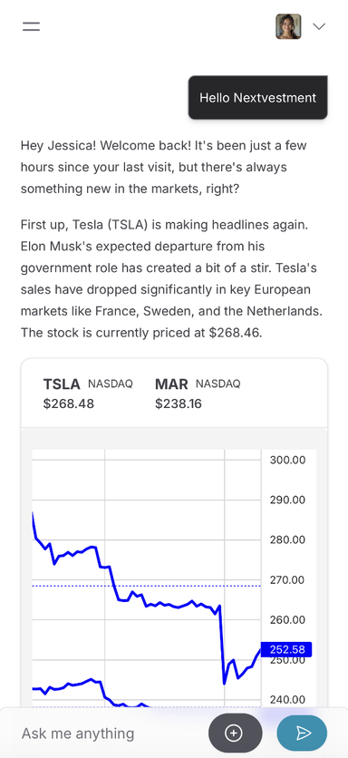 AI Copilot Interface