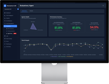 Compliance dashboard on desktop